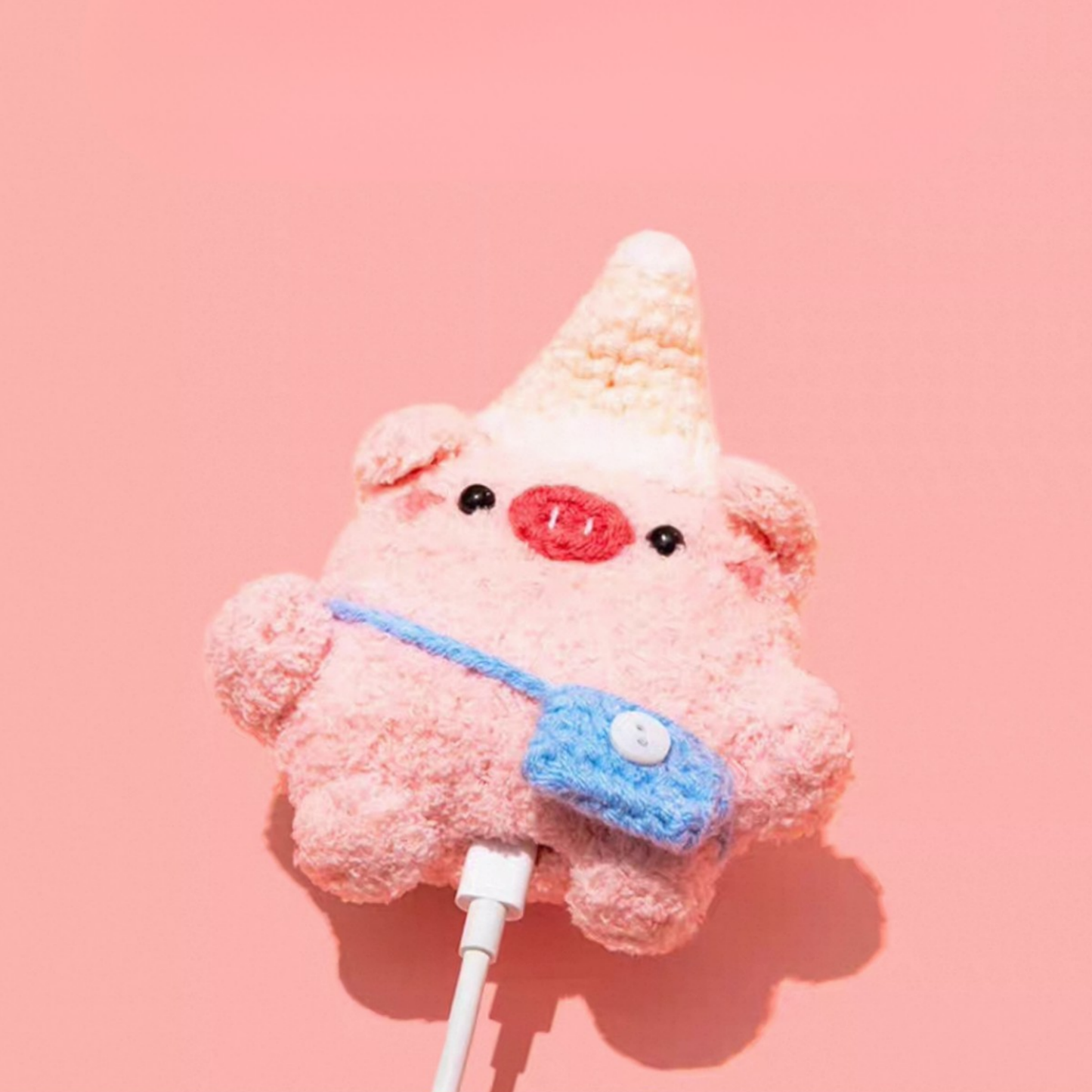 Ice Cream Pig Airpods Case