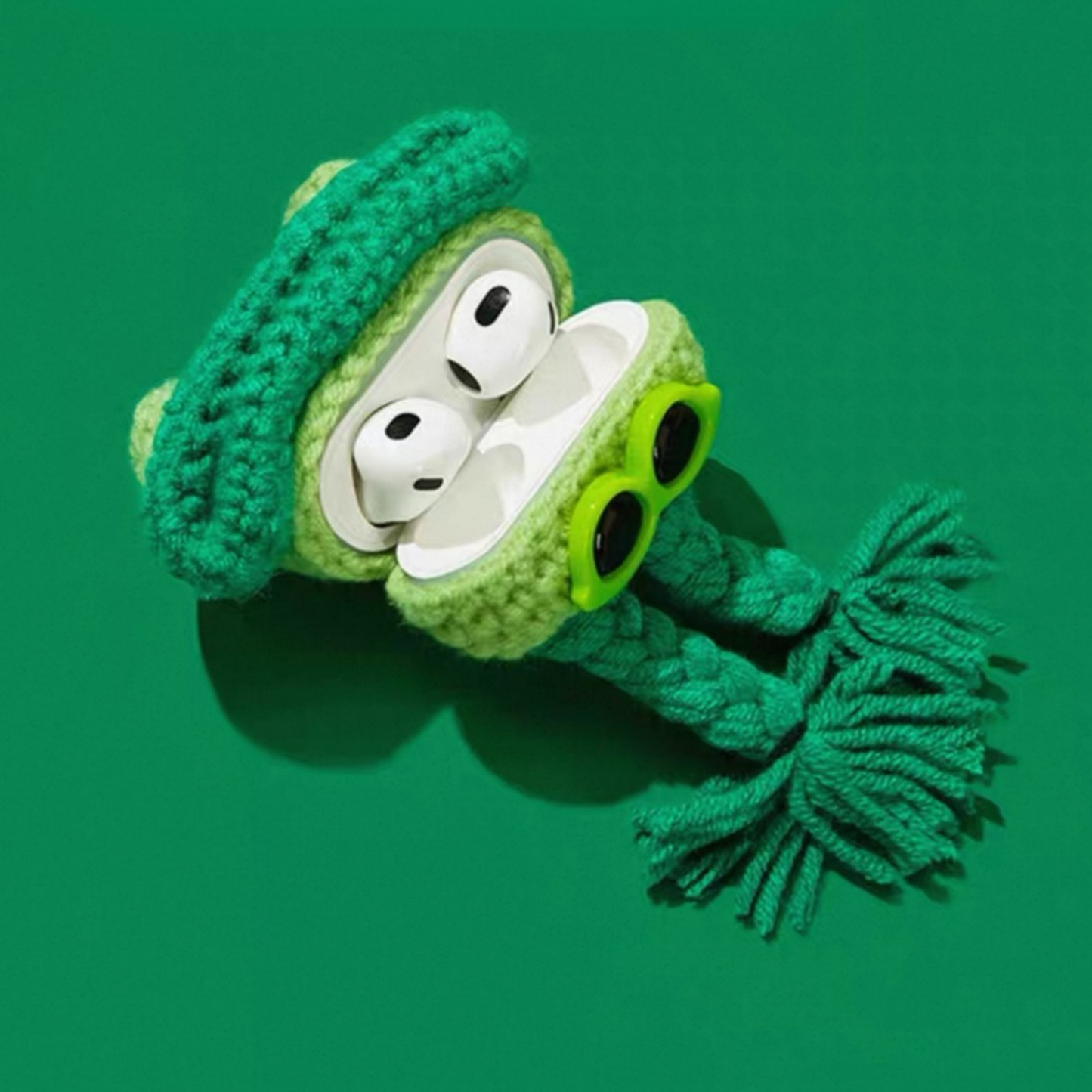 Green Mouth Airpods Case