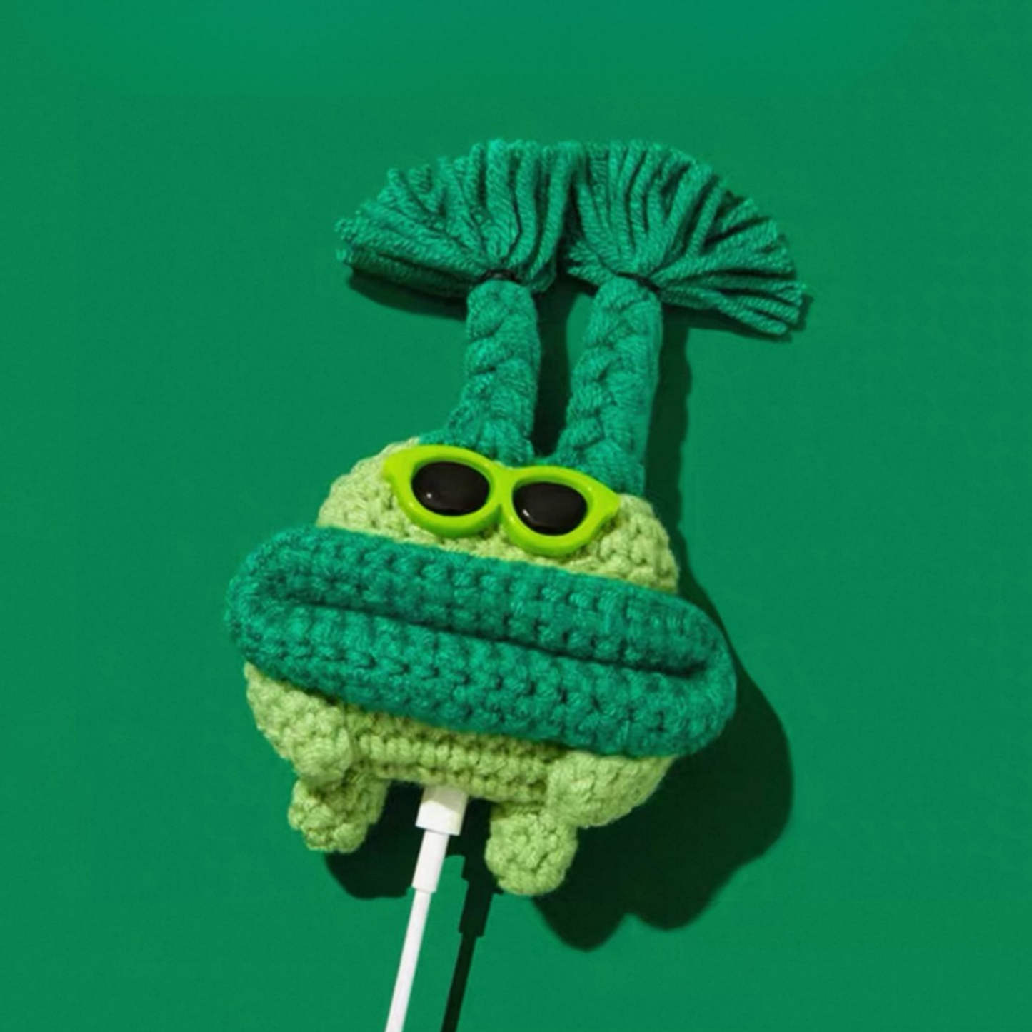 Green Mouth Airpods Case
