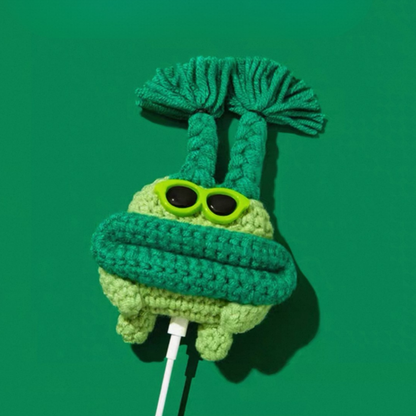 Green Mouth Airpods Case