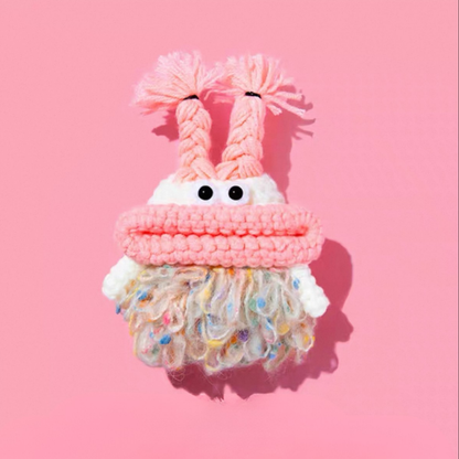 Pink Mouth Airpods Case