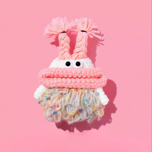 Pink Mouth Airpods Case
