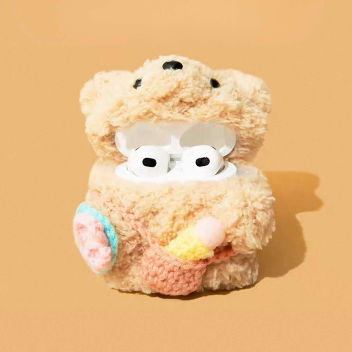 Ice Cream Bear Airpods Case