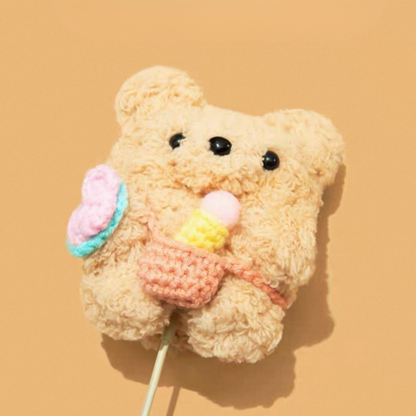 Ice Cream Bear Airpods Case