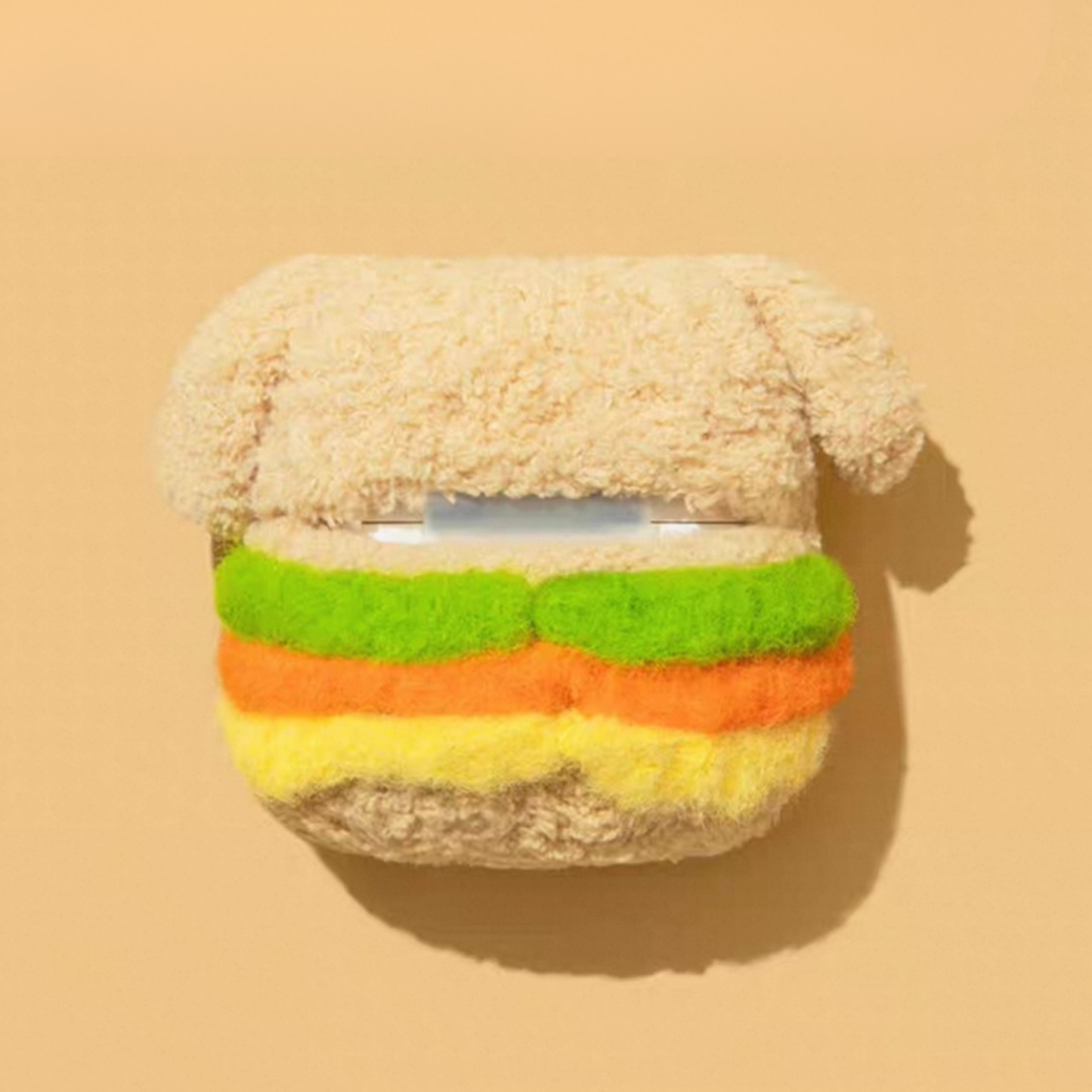 Hamburger Puppy Airpods Case