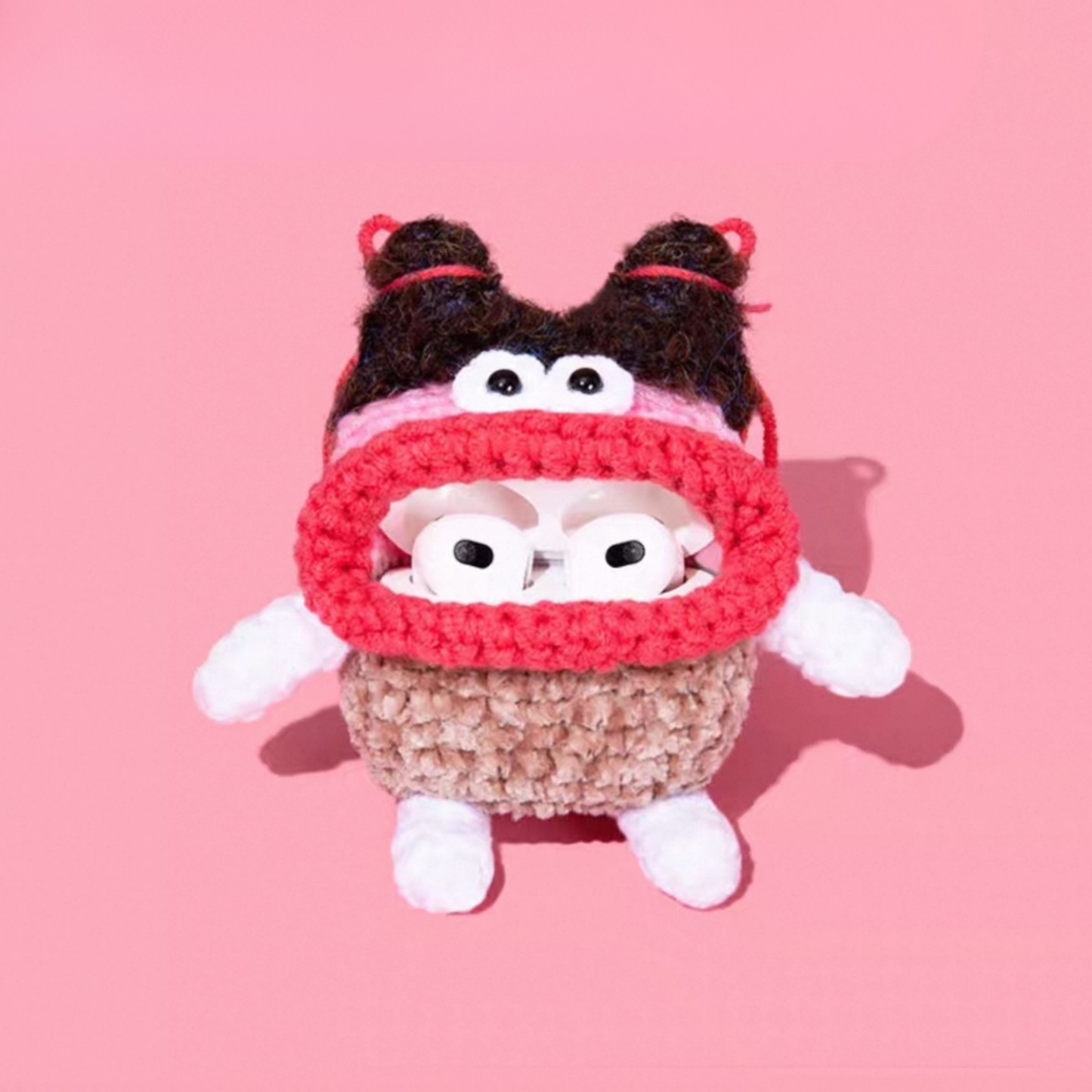 Red Mouth Airpods Case